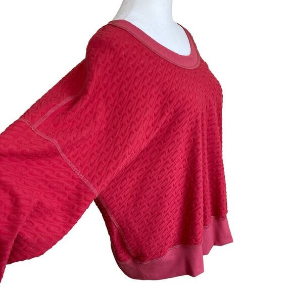 Nike Womens ThermaFIT Element Running Crewneck Top Reversible Pink Terrycloth XL - Picture 5 of 16